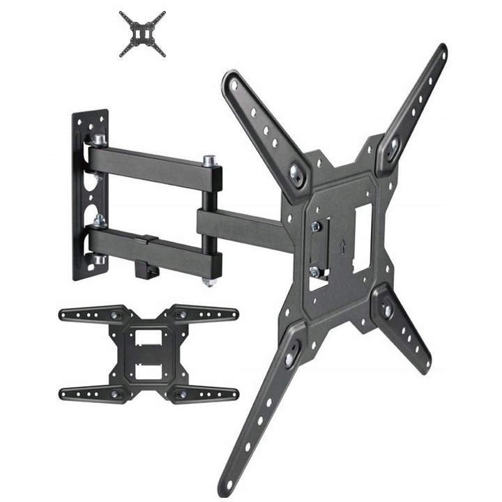 Suport TV rotativ pentru Orion TV32FX55BD, 6-40cm distanta de perete, reglabil, stabil