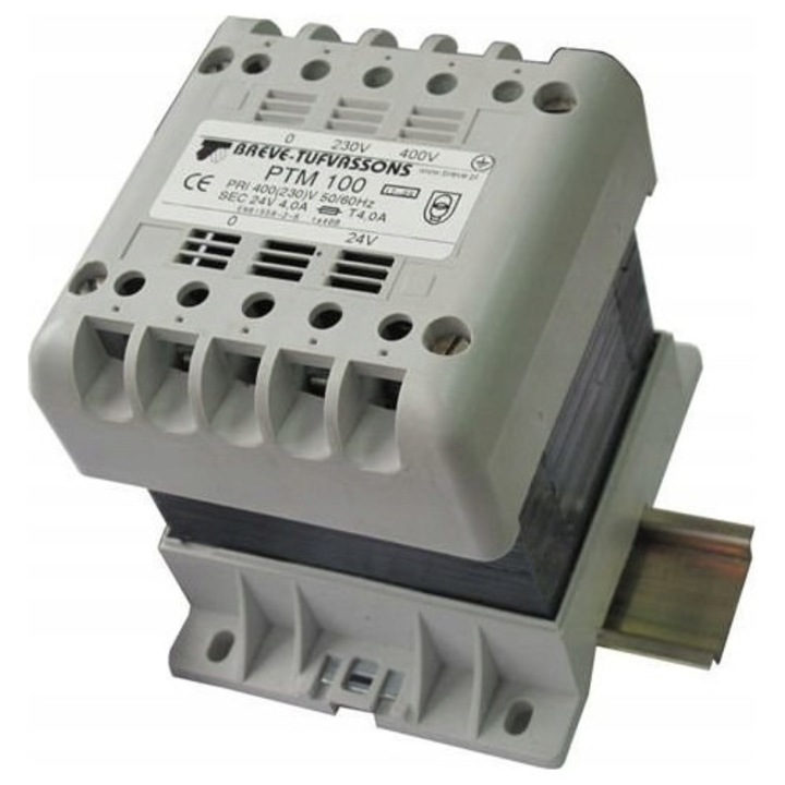 Transformator monofazat Breve PTM 250VA 230/24V IP21 126x136x117mm