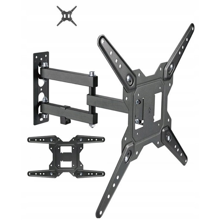 Suport TV rotativ pentru Philips 32PFS6855/12, reglabil, 6-40cm, montare simpla