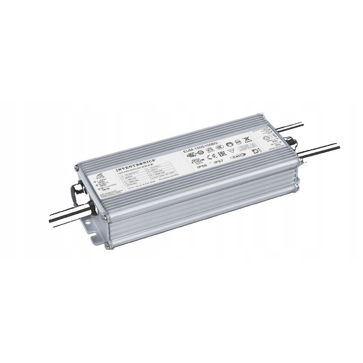 Sursa de alimentare LED Inventronics EUM-150S105BG, 150 W, DALI-2/D4i, IP66/IP67, 70-1050 mA, 72-214 V DC