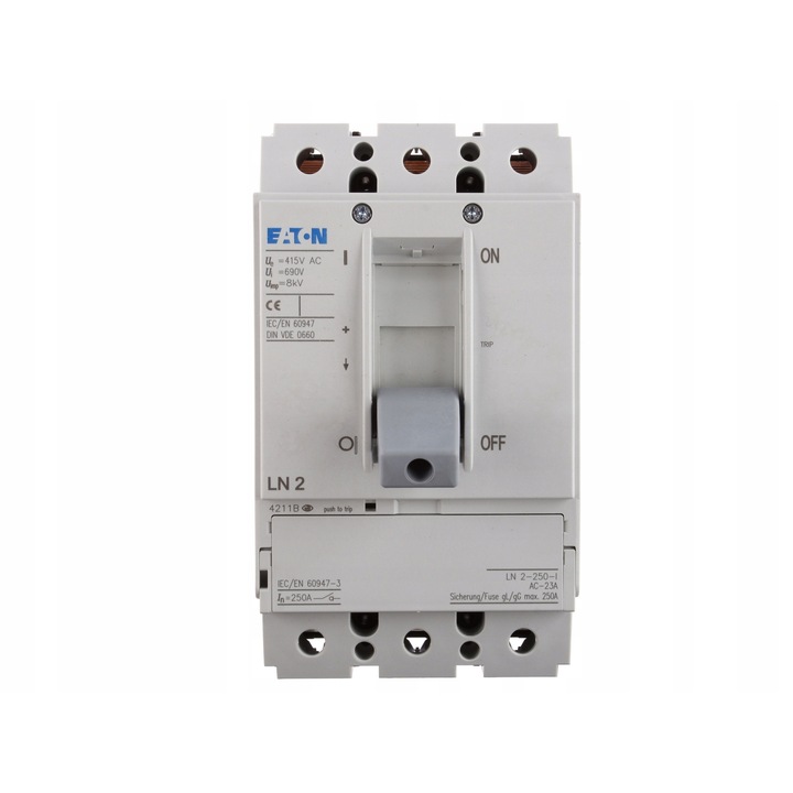 Dispozitiv de deconectare 250A 3P Eaton LN2-250/3, 690V AC, 36kA