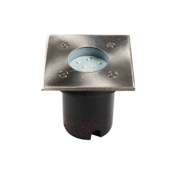 Spot LED GORDO, Kanlux, 1W, IP67, argintiu, 95x95x94mm