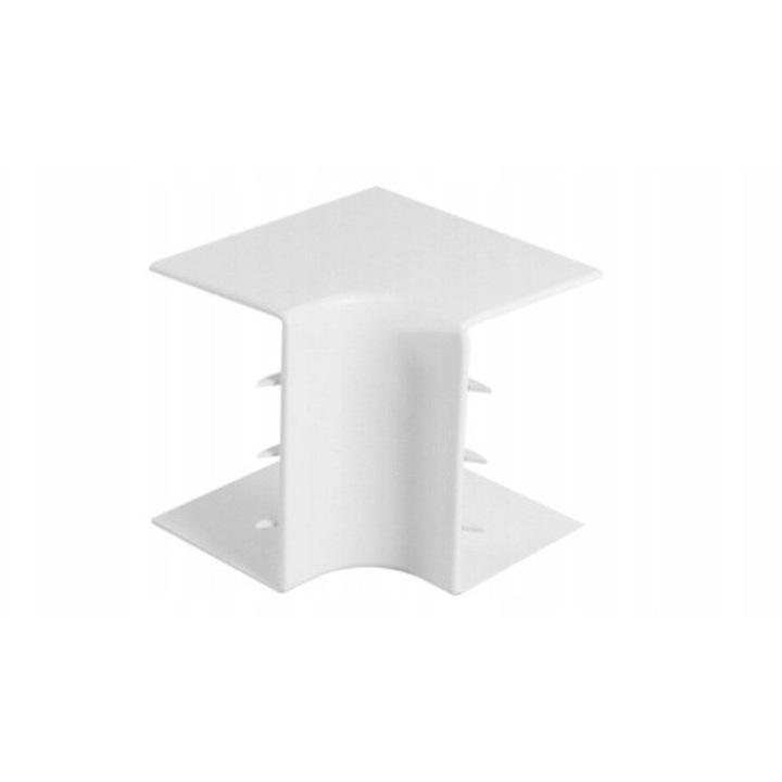 Coltar interior pentru canal cabluri, AKS Zielonka, 60x150mm, alb, PVC-U