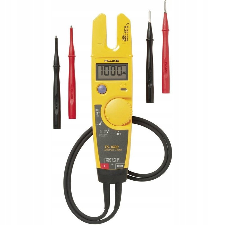 Tester de tensiune electric T5-1000, 1000V, masurare automata, compact, 51x203mm