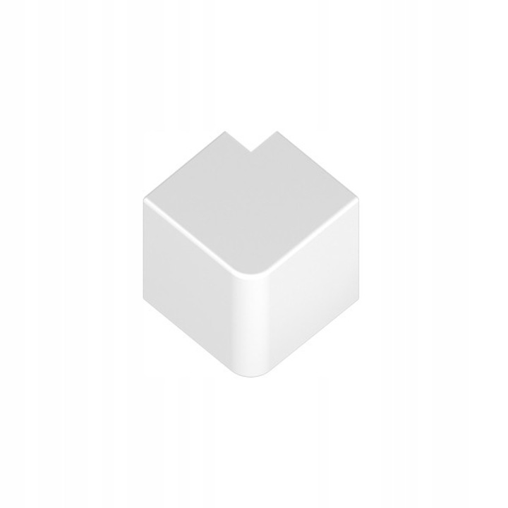 Coltar exterior AKS NZ 60x150mm, alb, PVC-U, rezistent la UV