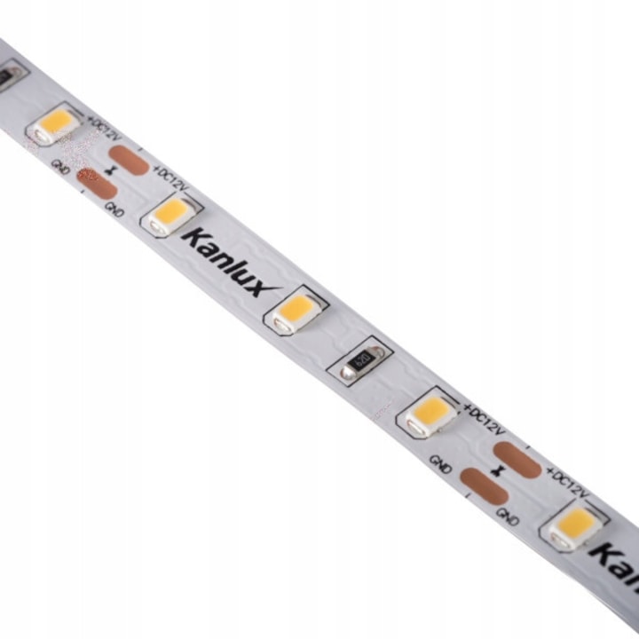 LED лента Kanlux L60B 11W/m 12V, неутрално бяла, 30м, IP00