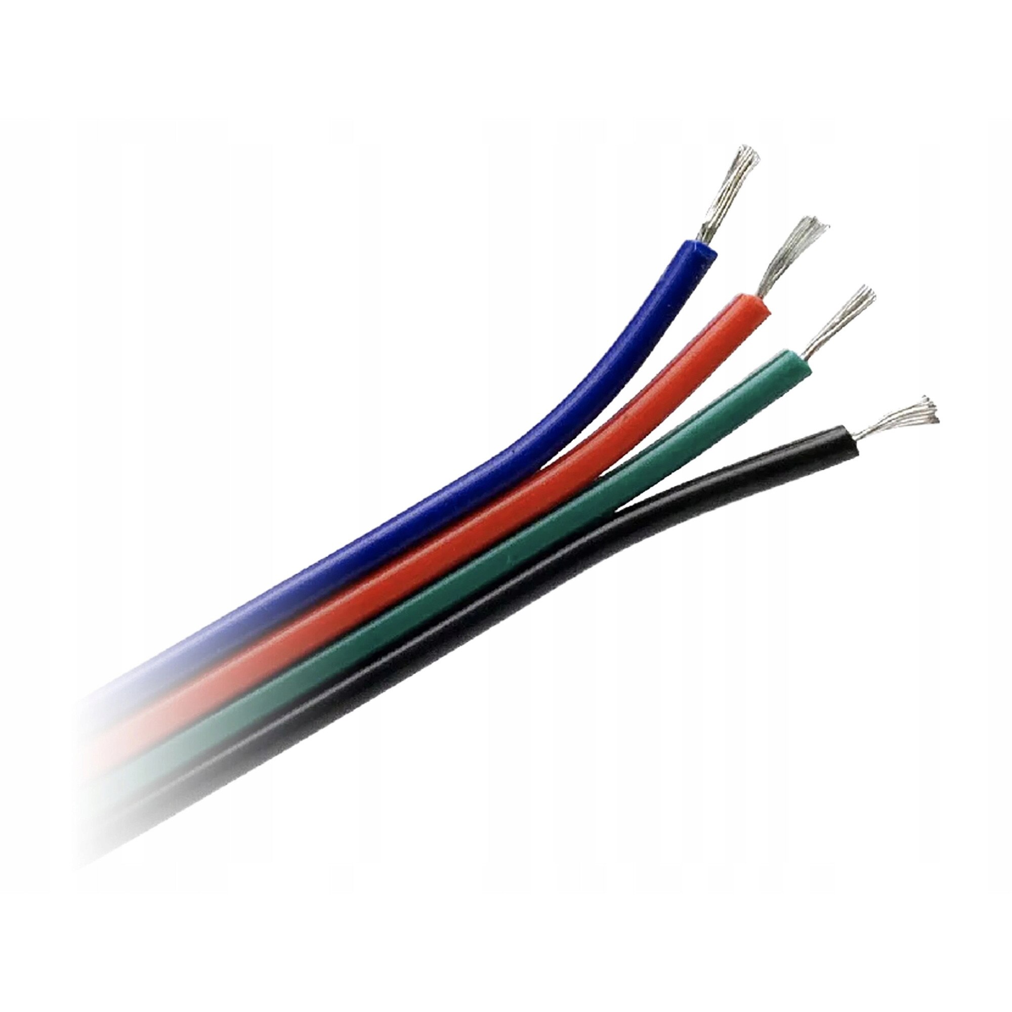 Cabluri electrice Adviti, cablu LED RGB, 4x0,35mm2, 25m - eMAG.ro