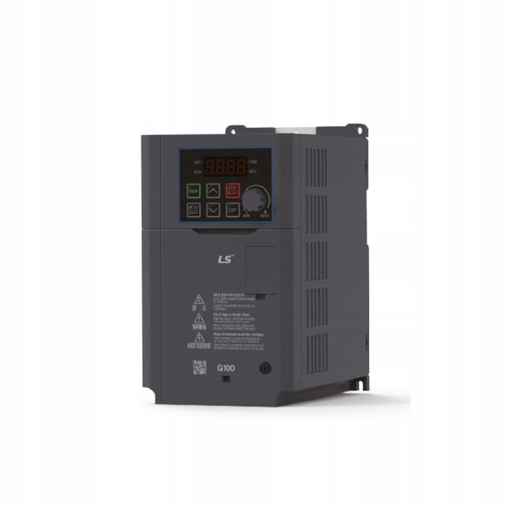 Invertor trifazat LS G100, 2.2kW, 3x400V, 100x167x150.5mm, negru