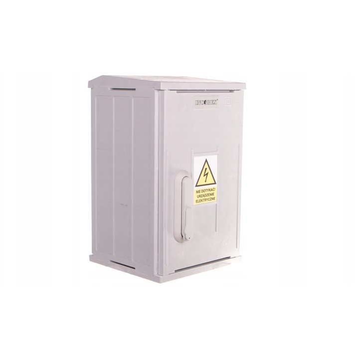 Cutie termorezistenta, INCOBEX IOB-40110, 26x42x25cm, IP 44, RAL 7035, rezistenta la UV, alb