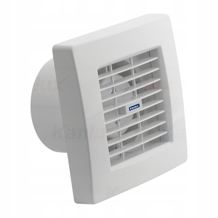Ventilátor, KANLUX, 120mm, automatikus, fehér, 100x177x177mm