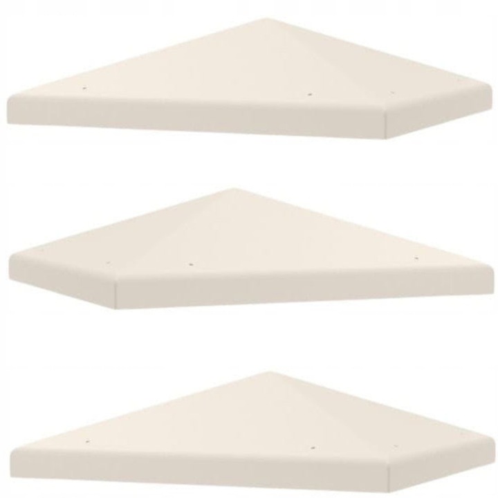 Poszycie pentru pavilion gradina 3x3 m, material rezistent la intemperii, inaltime 60 cm, montaj usor