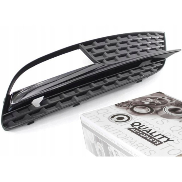 Grila de protectie halogen, Ertons, pentru Audi A5 8T, dreapta, 2012-2016, negru