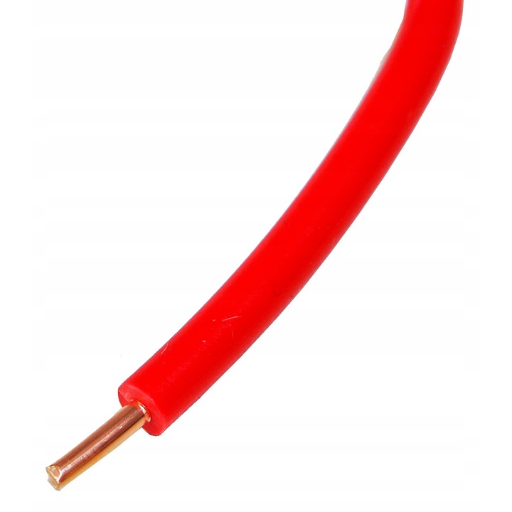 Cablu electric NKT H07V-U, 1x1,5mm, rosu, 100m