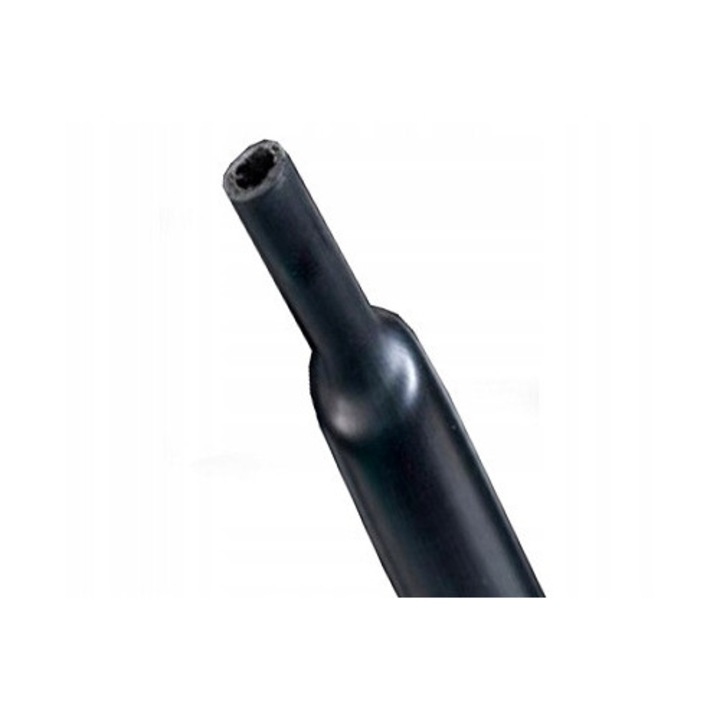 Rurca termocontractanta TRYTYT 140mm, 42mm, 1m, neagra, cu adeziv