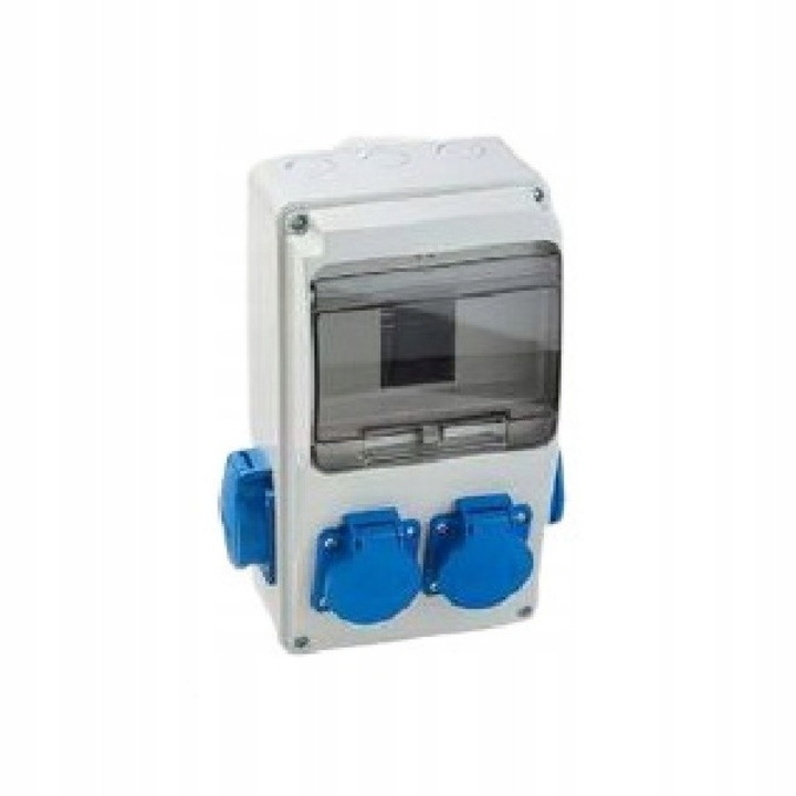 Tablouri electrice VIPLAST, rozdzielnica 4x230V, IP54, gri, 230x170x110mm