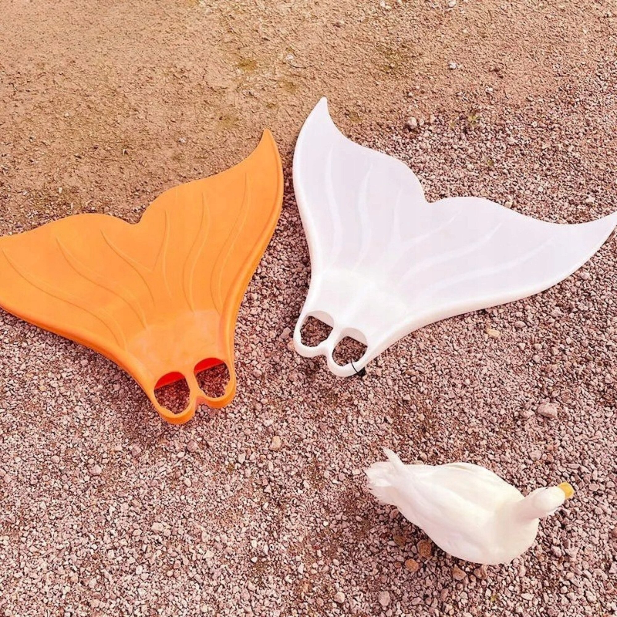 Inotatoare pentru inot si snorkeling, alb, S - eMAG.ro