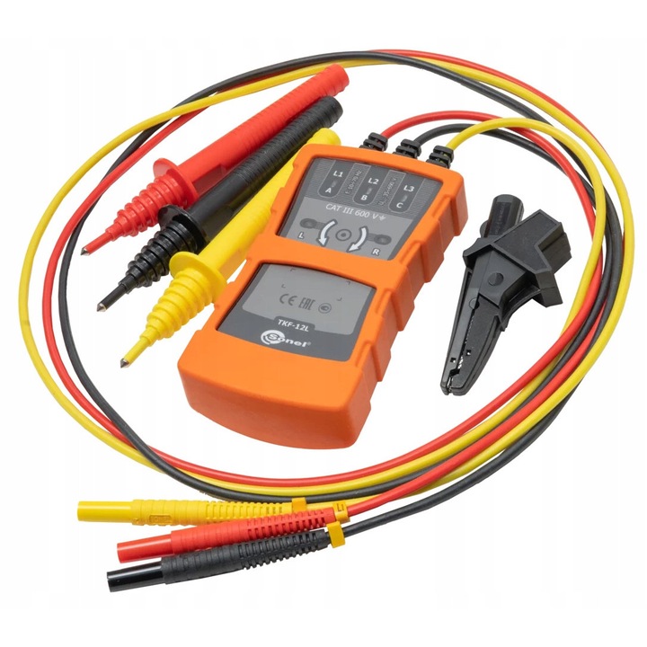 Tester de ordine faze Sonel TKF-12L, 35-690V, IP42, set accesorii inclus