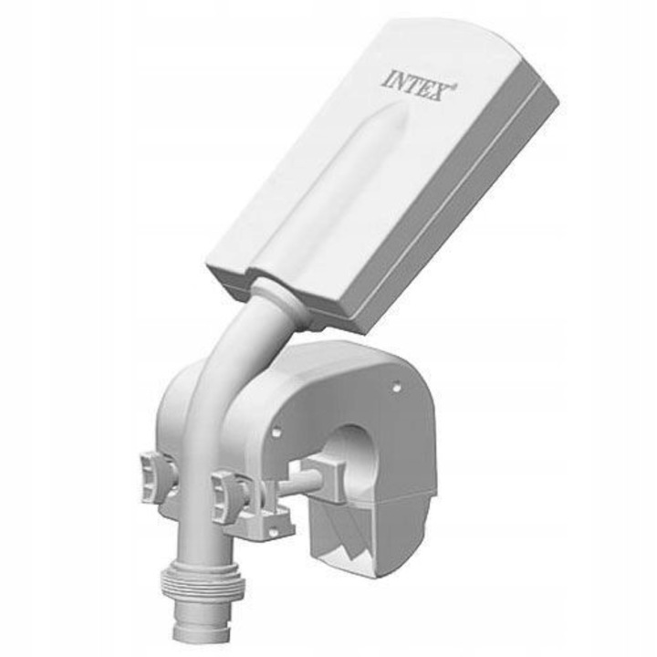 Spray colorat LED pentru piscina, INTEX, 4 culori, set cu adaptoare, 48x25x19cm