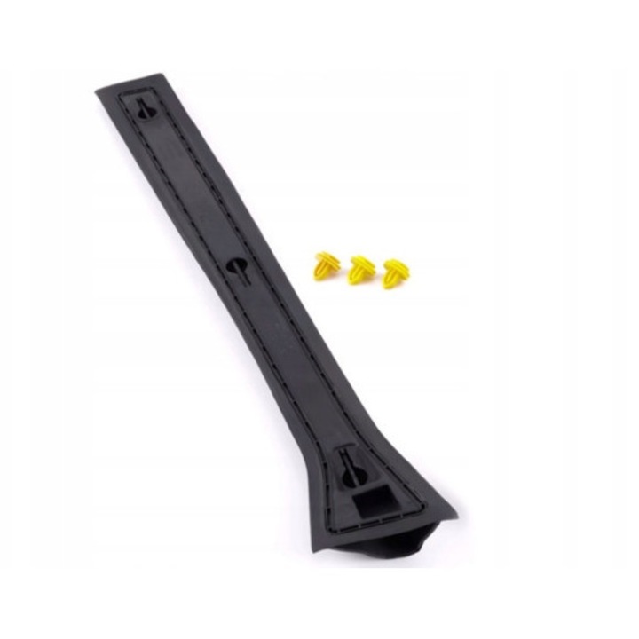 Garnitura stalp central auto, Ertons, pentru Opel Astra III H 2004-2014, culoare neagra