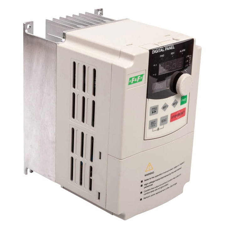 Invertor trifazat pentru motoare trifazate 2,2 kW 3 x 400V F&F