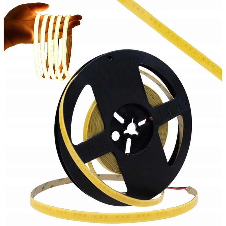 Banda LED 24V COB 1152LED/m 14W/m 3000K 5M Ecolight