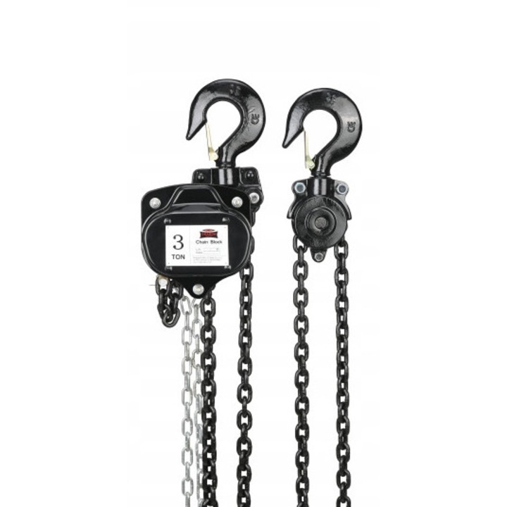 Kézi láncos csörlő, Dragon Winch, 3T kapacitás, 6m emelési magasság, 30kg