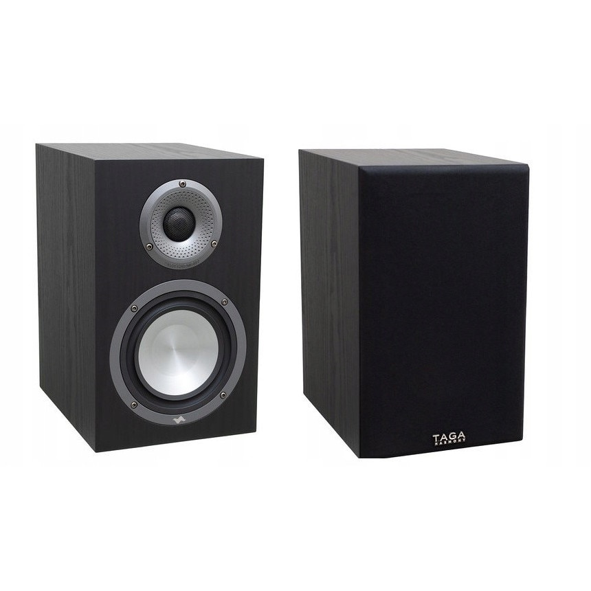 Boxe Taga Harmony Platinum S v.4, 2.0, bas profund, finisaj stejar, 29x18x23cm, set 2 buc.