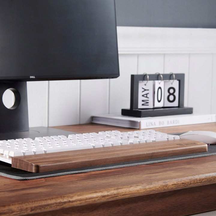 Ergonomikus fa állvány Mozos KTW2, 80x440x16mm, barna színű