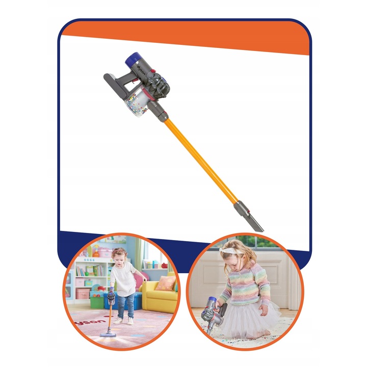 Gyermek takarítókészlet, Dyson porszívó, vezeték nélküli, hangokkal