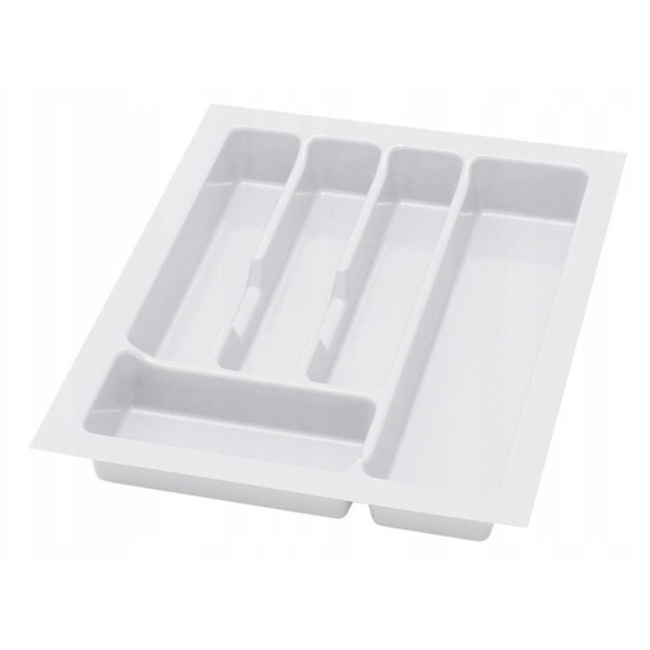 UNI 40 fiókos rendszerező, 330x430mm, 5 rekeszes, fehér