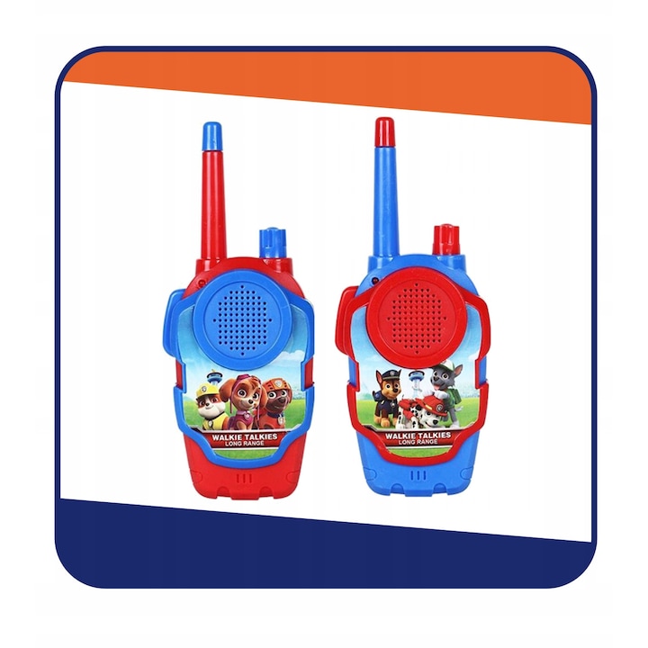 Комплект 2 уоки-токи Psi Patrol, 100м, 30x18x5см