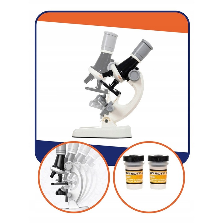Microscop digital pentru copii 1200x cu iluminare LED si accesorii