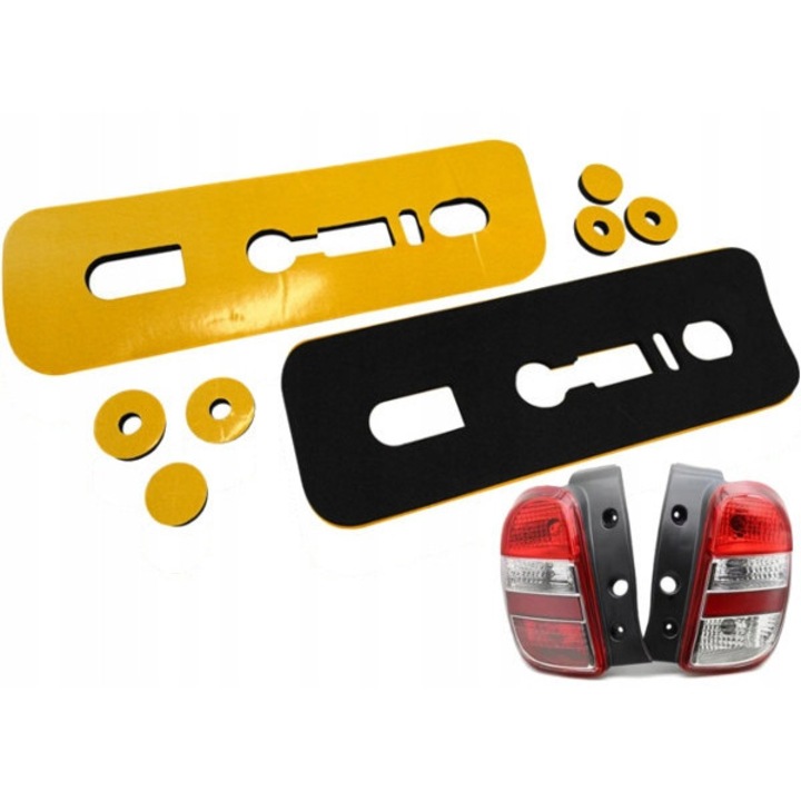 Set uszczelki lampy tylne L+P Ertons pentru Nissan Micra K13 IV (2010-2016), 5mm, material spuma, autoadeziv