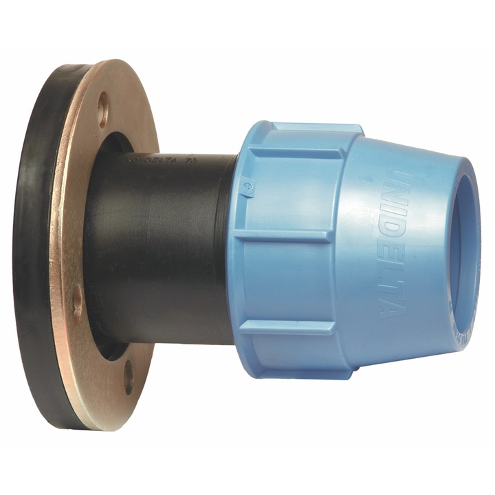 Fitinguri Unidelta, Zlaczki instalare PE, 1.1/2*50, negru-albastru, 162x96mm