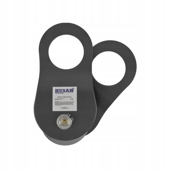 Terelőcsiga csörlőhöz, Husar Winch, 10t, 16mm, 24,7x13x3,8cm