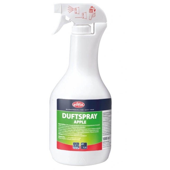 Odorizant camera Eilfix DUFTSPRAY Apple, 1L, aroma de mar, actiune antibacteriana, concentrat 1:100