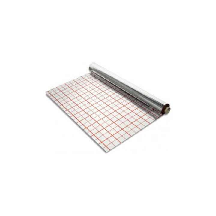 Folie pentru incalzire in pardoseala, Diamond, 1m x 50m, metalizata, 1,05m x 50m