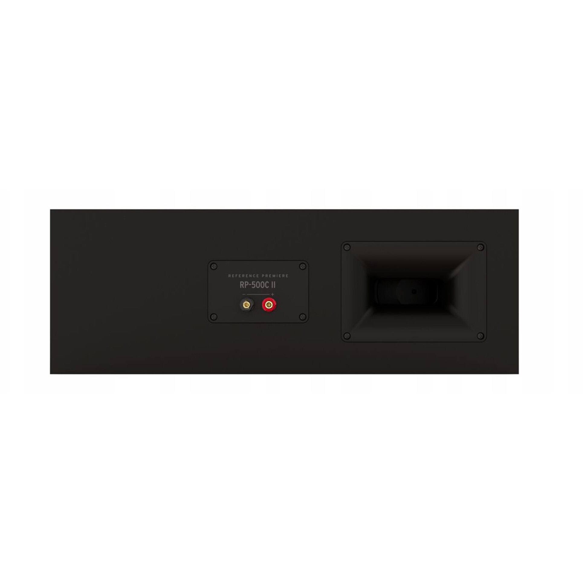 Boxa centrala Klipsch RP-500C II, 2 x 5.25" Cerametallic, titan, Ebony, 17.4x49.1x26.9cm