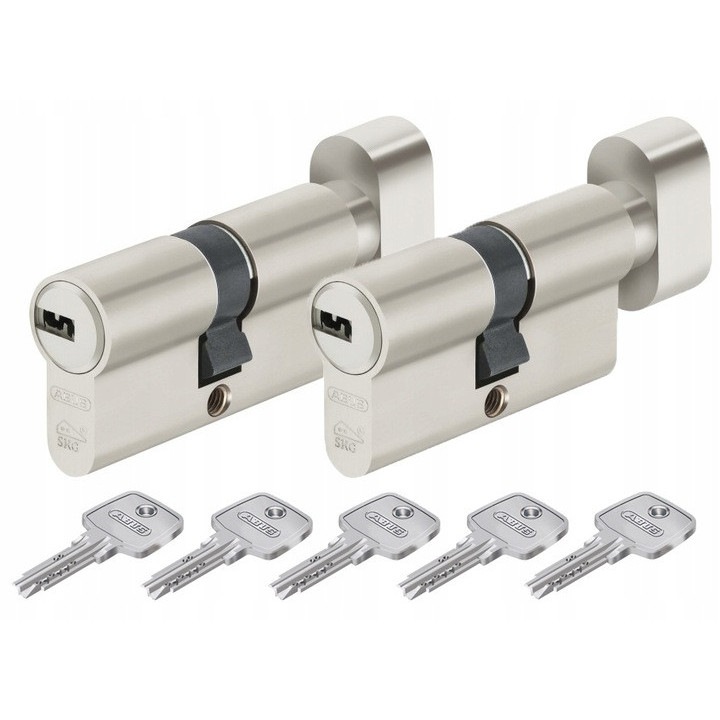 ABUS KD10 hengerzár készlet, 2 kulcs, 55x40mm méretek