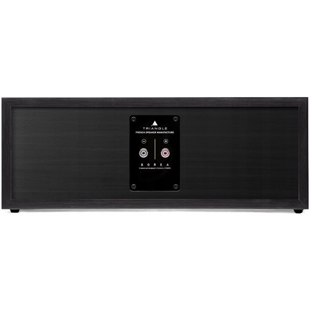 Boxa centrala Triangle Borea BRC01, 2-way, 90dB, neagra, 27.4x48.5x17.6cm