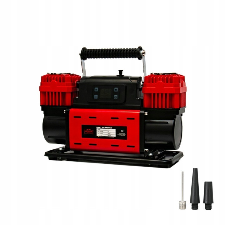 Compresor auto Dragon Winch DWK-T 350 PREMIUM, 10.3 BAR, digital, set cu 3 accesorii