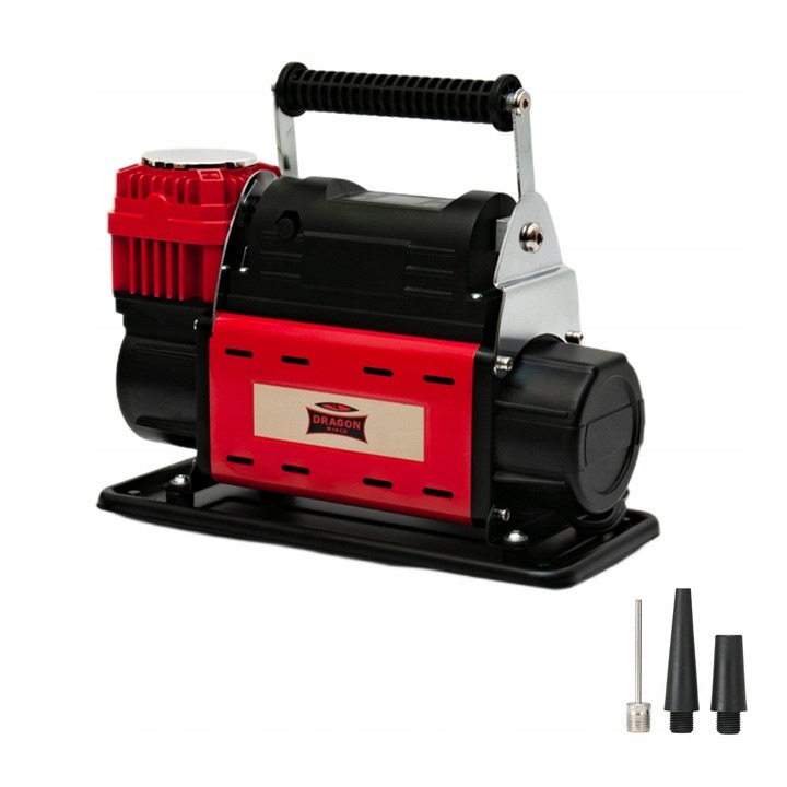 Compresor auto Dragon Winch DWK-T 200 PREMIUM, 12V, 150 PSI, cu manometru digital, set cu 3 accesorii