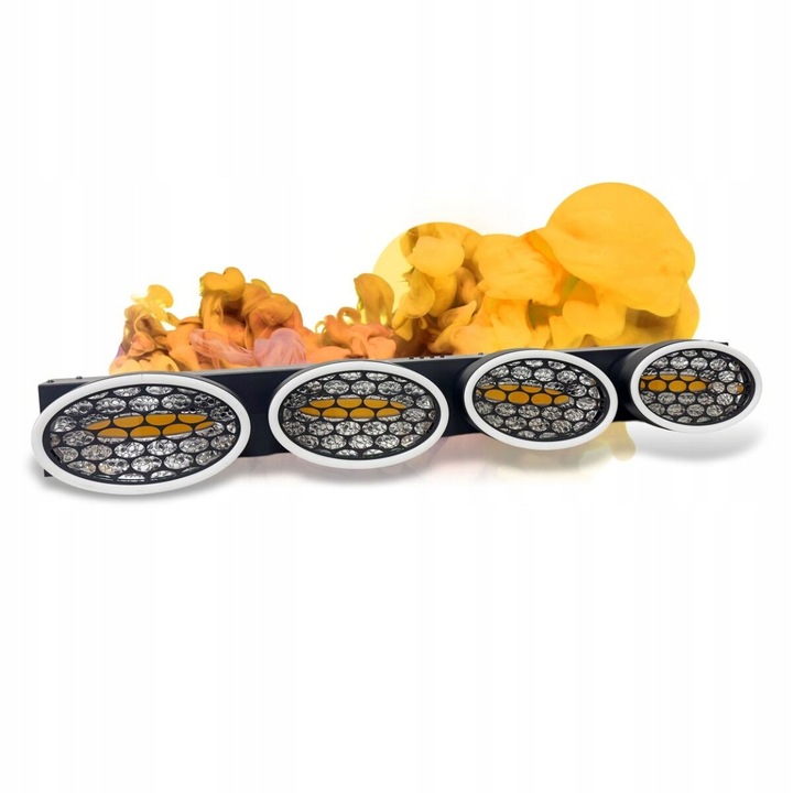 Echipament de iluminat, Evolights, Lumen Roto 0, 4x40W WW COB, RGB, 2800K, set