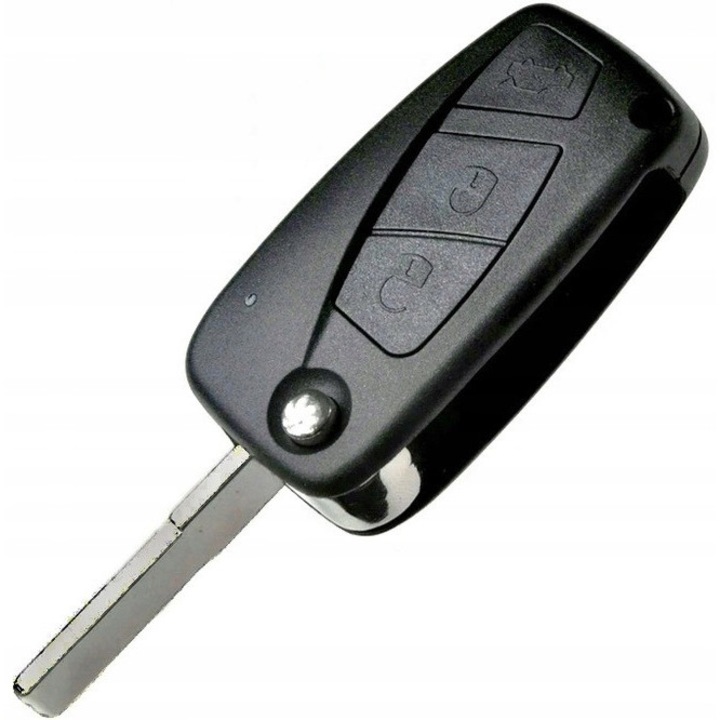 Cheie auto Silca 433 ID48, 3 butoane, noua, pentru set de marci ALFA/CITROEN/FIAT/LANCIA/PEUGEOT