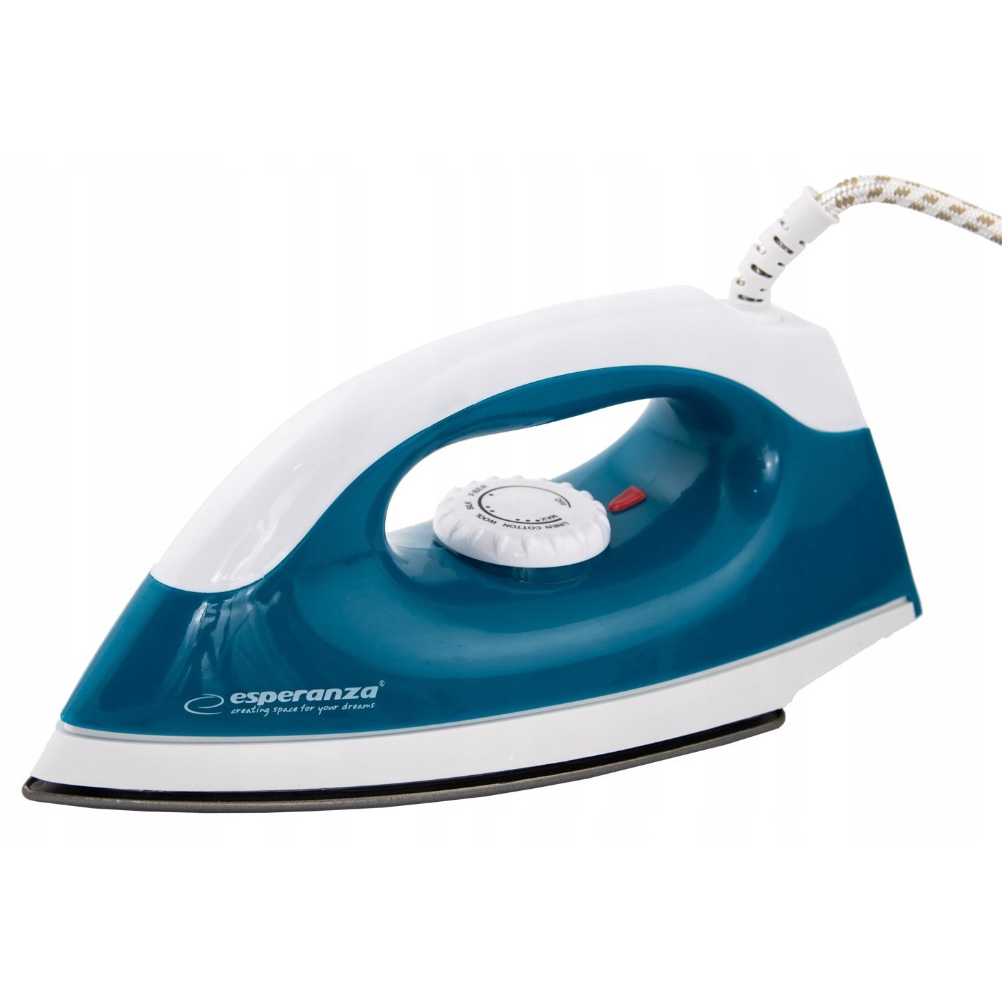 Fier de calcat turistic Esperanza SMOOTHER 1200W, negru, compact