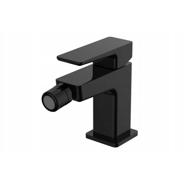 Baterie bidetowa, Omnires Parma, negru mat, 12,2cm, 11,5cm