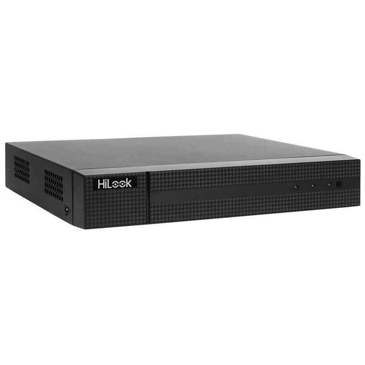 HiLook NVR-104MH-D IP rögzítő, 4 csatornás, H.265+, HDMI/VGA, 4MP, P2P, fekete