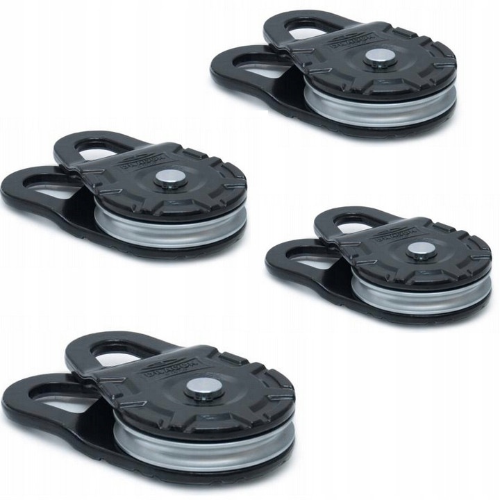 Теглична система Dragon Winch x4 Zblocze 15T 15000kg, черна, 240x140x45mm, комплект 4 бр.
