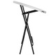 Masa catering pliabila rotunda tip cocktail, blat HDPE, cadru metal anticoroziv, max 20 kg, D80xH110 cm, alb
