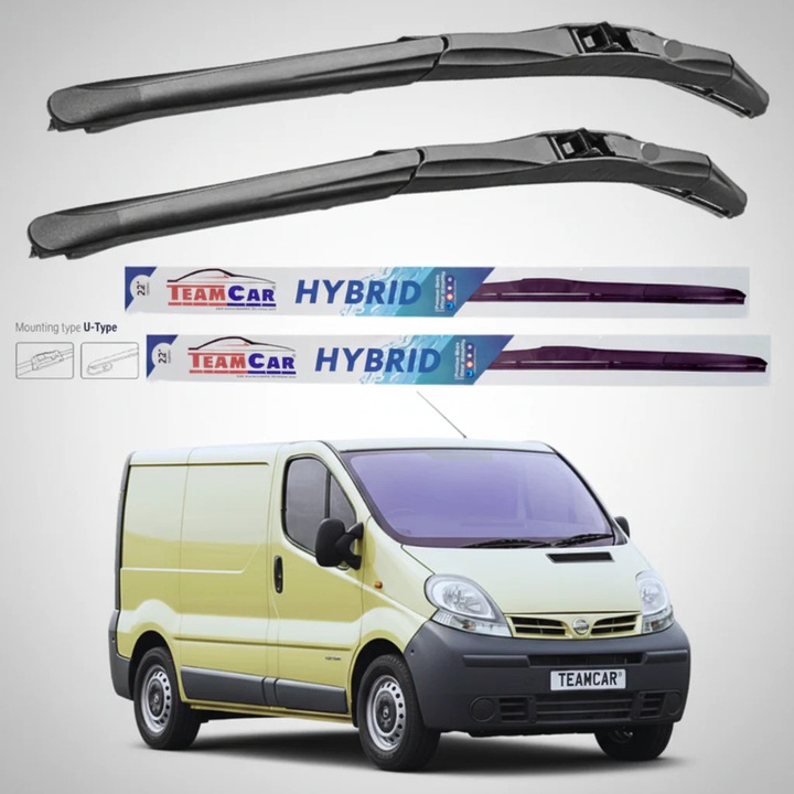 Stergatoare Nissan Primastar VAN (2001–2014) Hibrid, Set fata – TeamCar®